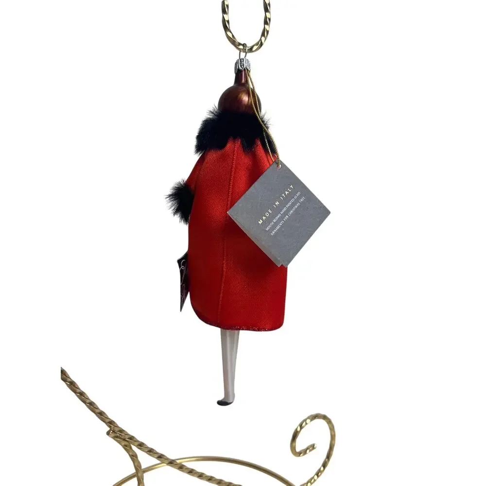 De Carlini x Saks Fifth Avenue Fashion Lady Christmas Ornament – Made in Italy